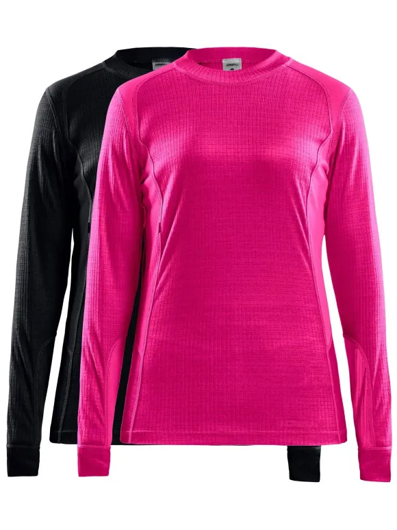 Craft core 2-pack baselayer tops w Zwart