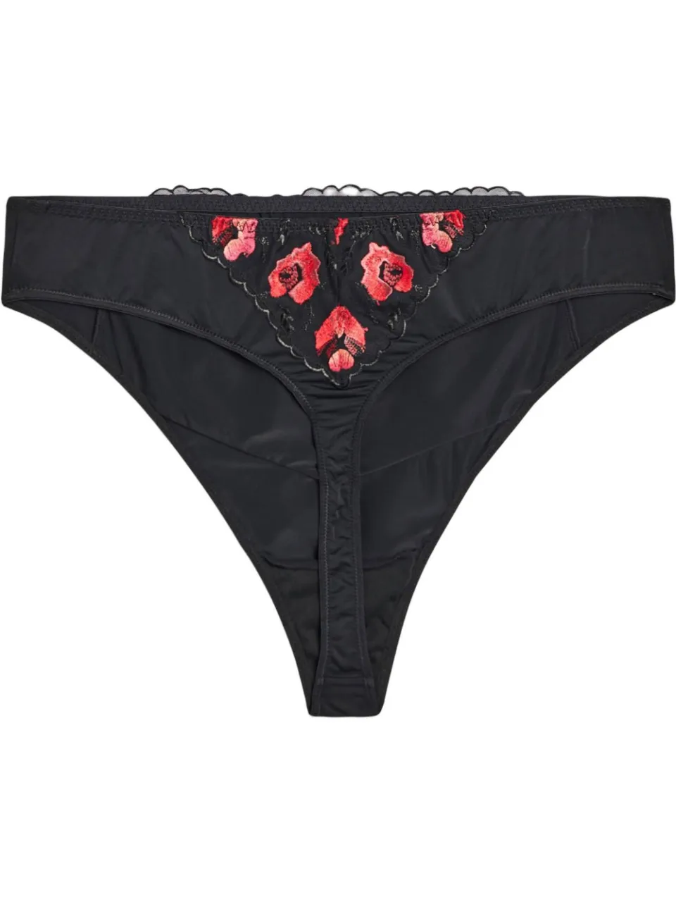 Zizzi Lisandra string zwart/rood, foto 3