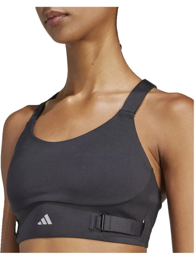 Adidas Bralette adidas Brassière fastimpact luxe run haute soutien noir Zwart
