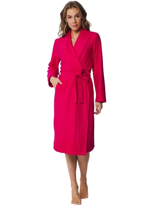 Pastunette Badjas Pastunette - Bamboo Beauty - Roze - Bamboe/Katoen/Polyester