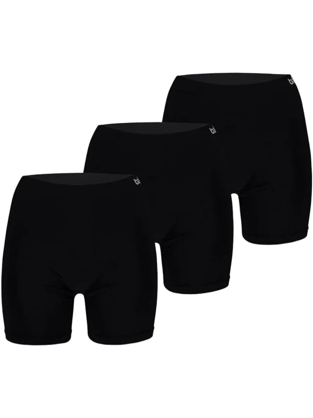 Apollo biker short bamboe zwart