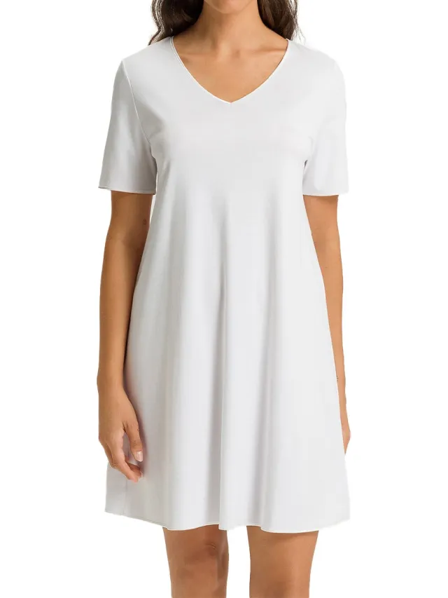 Hanro Dames nachthemd Cotton Silk wit