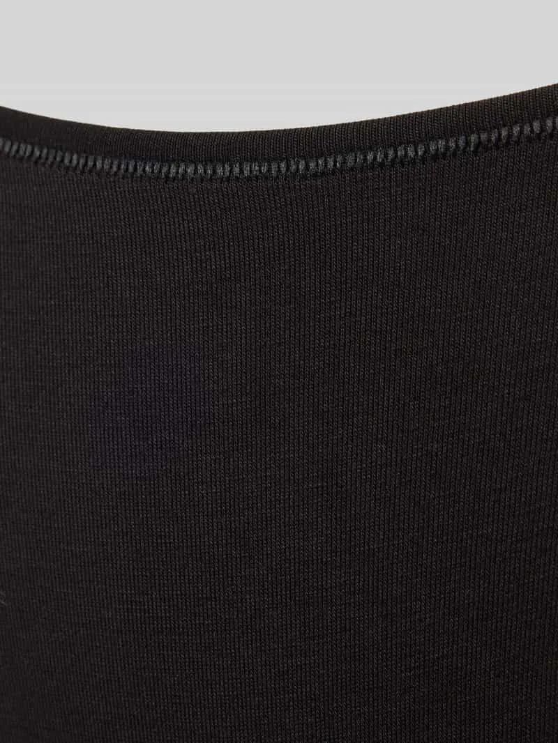 String met bandinzetten met label opzij, model 'HUGO ID STRING' zwart, foto 3
