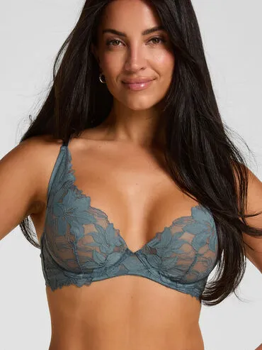 Hunkemöller Niet-voorgevormde beugel bh Ingrid Blauw