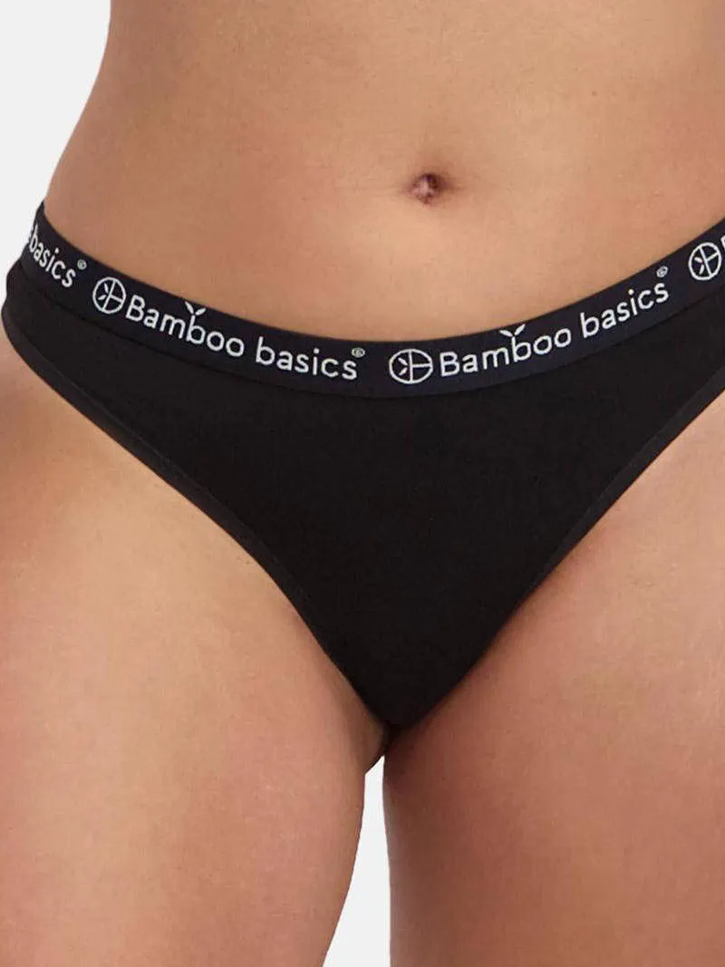 Bamboo Basics Emma string zwart