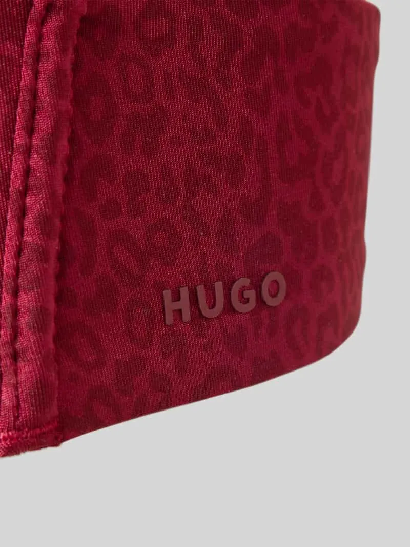 Hugo bh met label-spaghettibandjes model 'SHADOW' bordeaux, foto 2