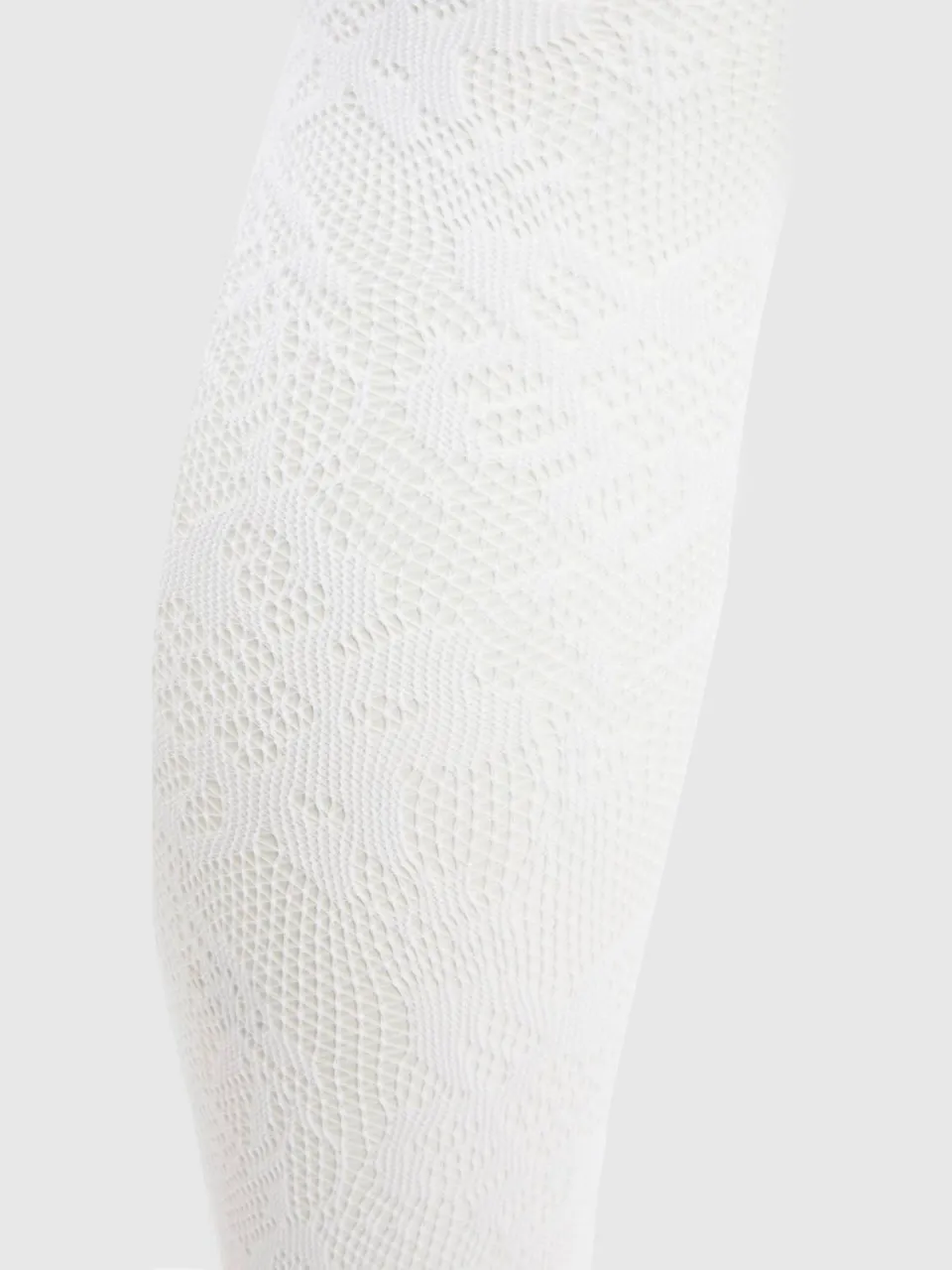 boohoo Dames Witte Panty Met Verspreide Bloemenprint En Visnetpatroon, foto 3