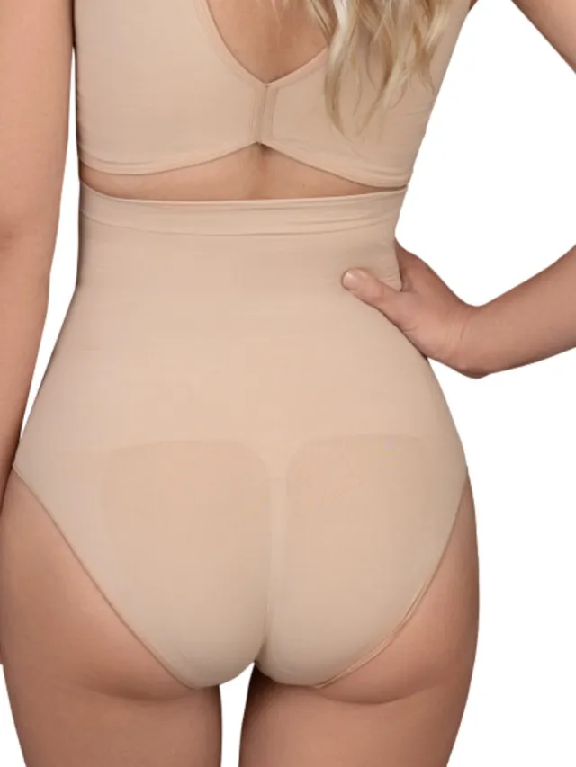 Bye Bra Soft Touch Naadloze Slip met Middelhoge Taille Beige