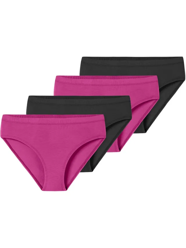 Schiesser Slip Fresh Vibe Multi schwarz,violett