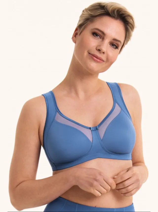 Anita Comfort Clara Comfort Bh zonder Beugel 5859 Blue Heaven - maat EU 85C / FR Blauw