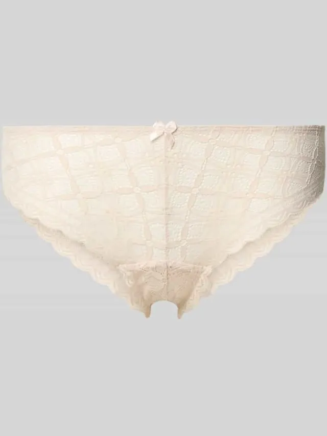Jake*s Casual Slip met kant en strik offwhite, foto 2