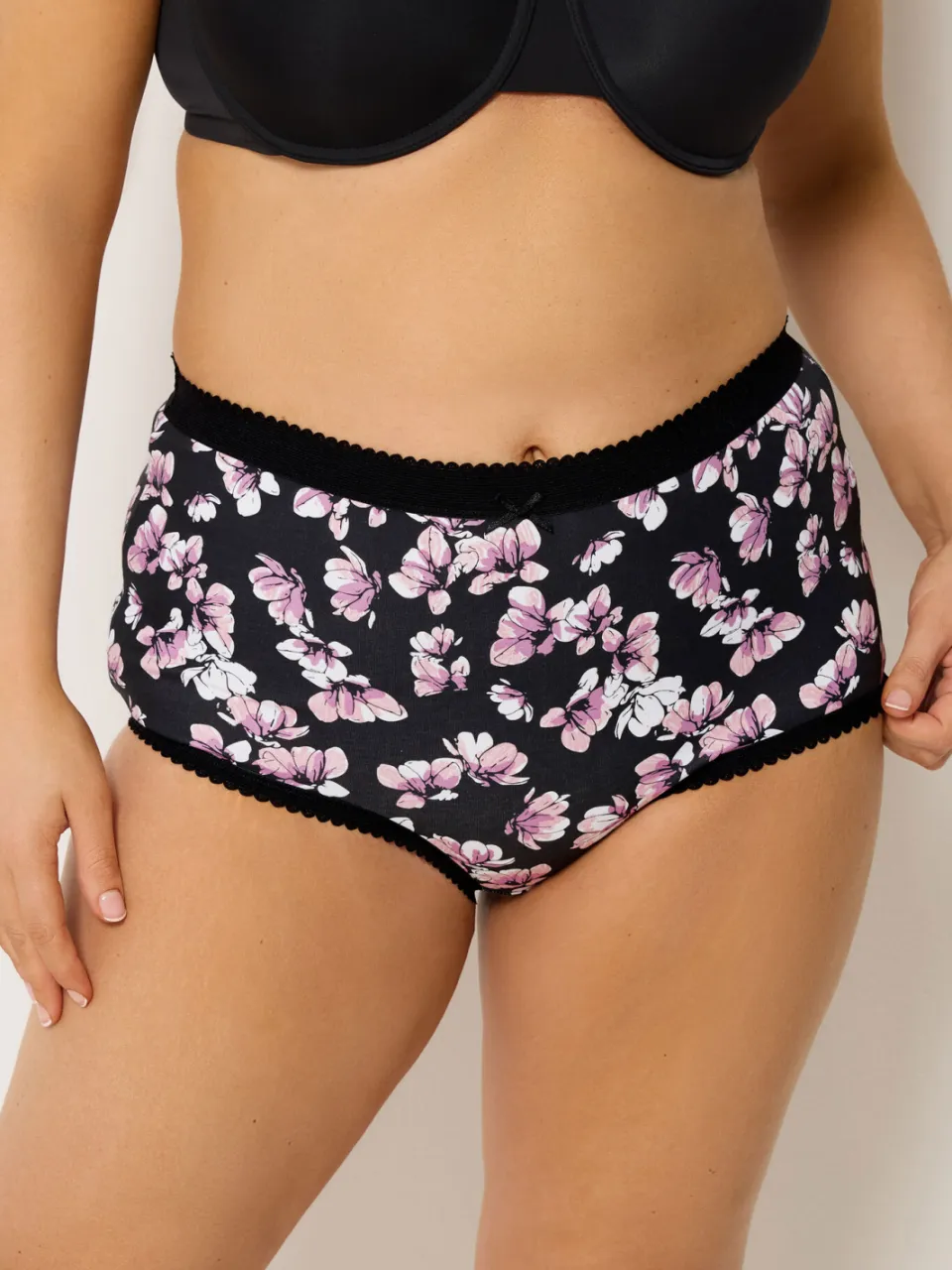 Yours 5Pack Roze Bloemenprint Maxislips-60, foto 2