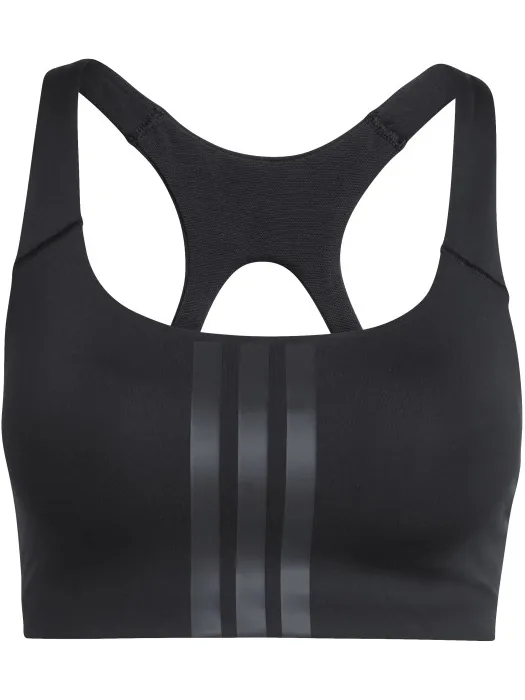 Adidas Optime 3-Stripes MS sportbeha zwart