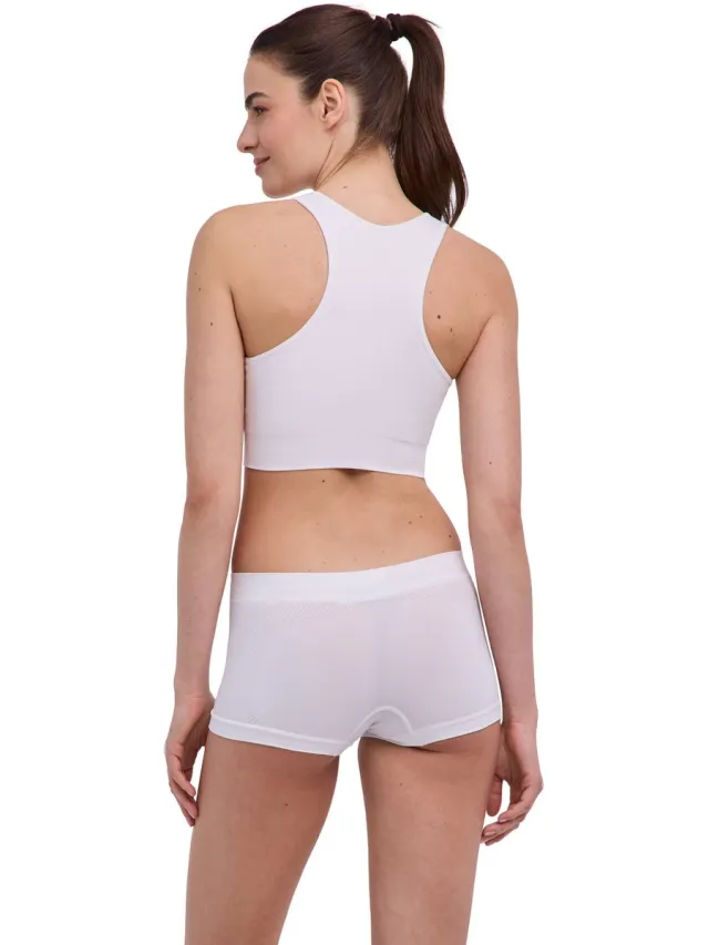 Falke Support voor milde tot koude temperatur functioneel materiaal Sportbeha dames wit wit 2000