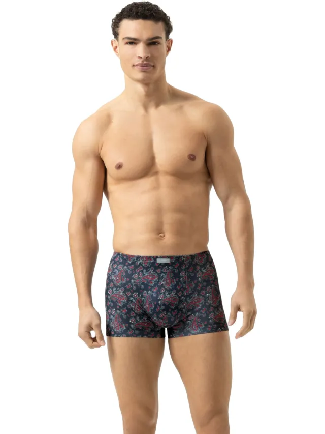 Mey Winter Paisley Regular Fit onderbroek blauw