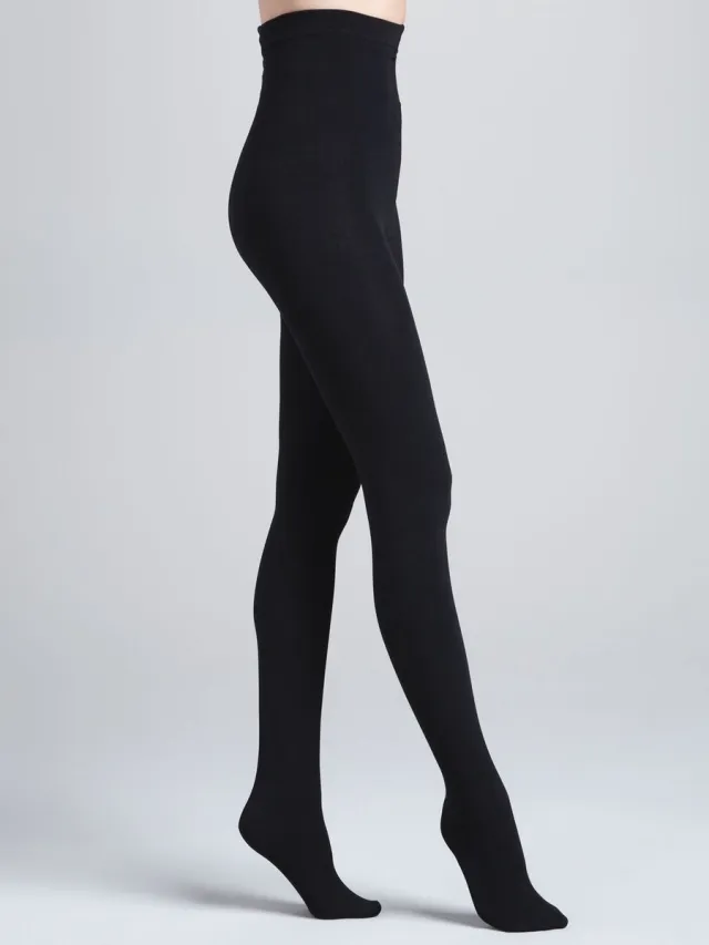 Dkny Donna Karen opaque 100D luxe layer panty maat M zwart