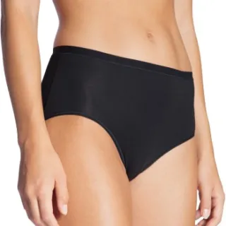 Calida Natural Comfort Brief Highwaist zwart Beige,Zwart,Wit