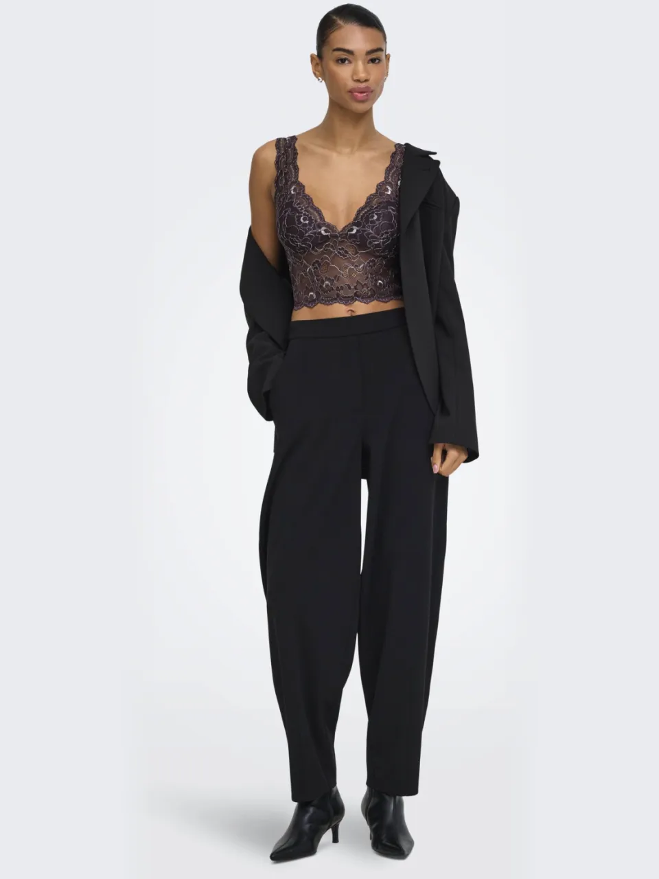 Only Chloe bralette donkerpaars, foto 3
