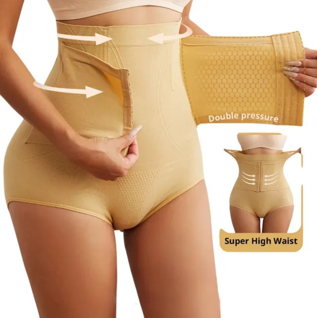 rimmo Naadloze Hoge Taille Corrigerende Slip voor Dames – Sterke Compressie Shapewear, Buikcorrectie, Tummy Control en Figuurcorrigerend Ondergoed - Beige
