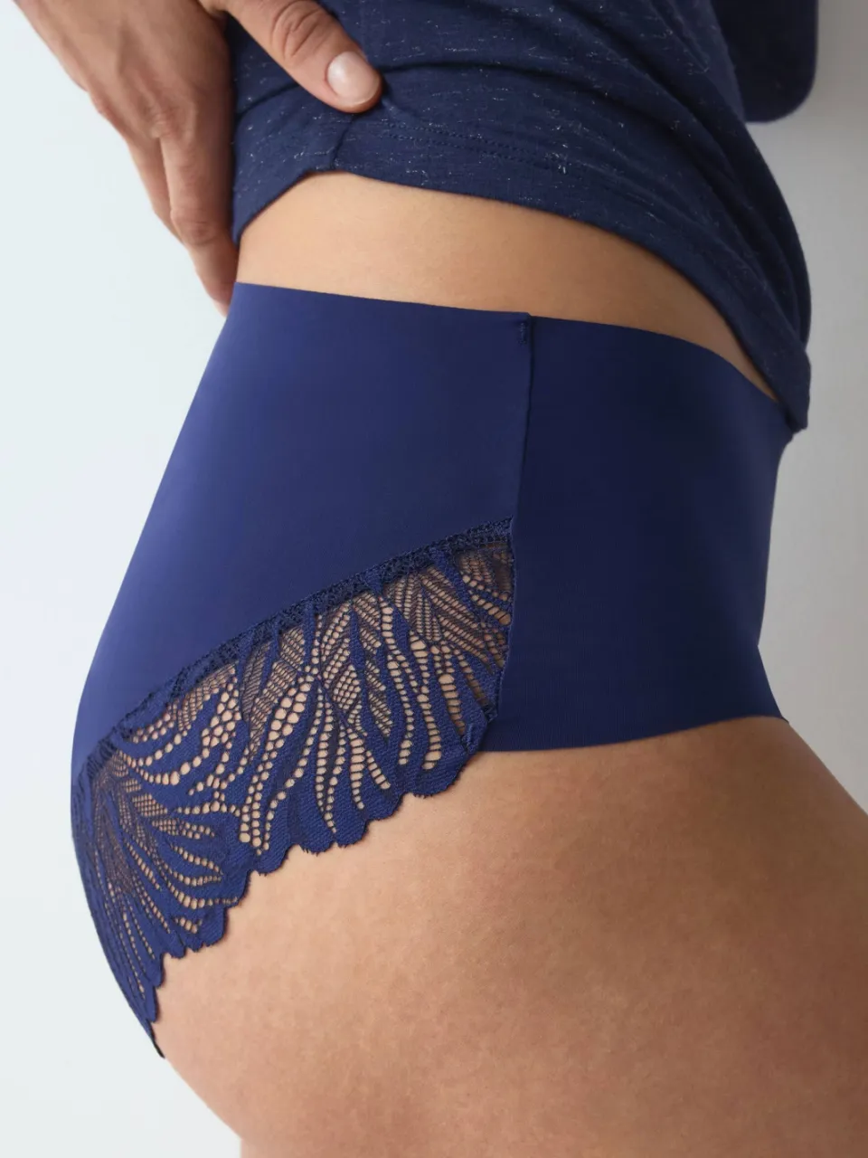 Triumph Pretty Micro maxislip donkerblauw, foto 4