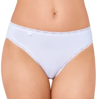 Sloggi 24 7 Cotton Lace Tai Briefs zwart Zwart,Wit