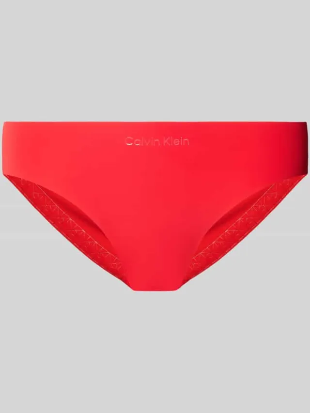 Calvin Klein Slip met naadloze materiaalverwerking Rood
