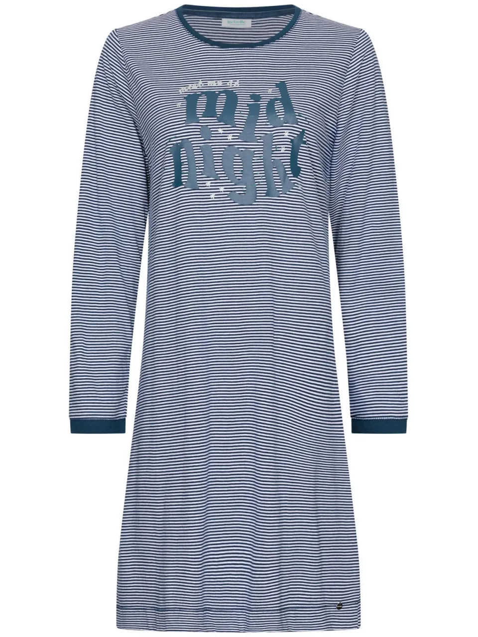 Rebelle nachthemd donkerblauw blauw/wit, foto 2