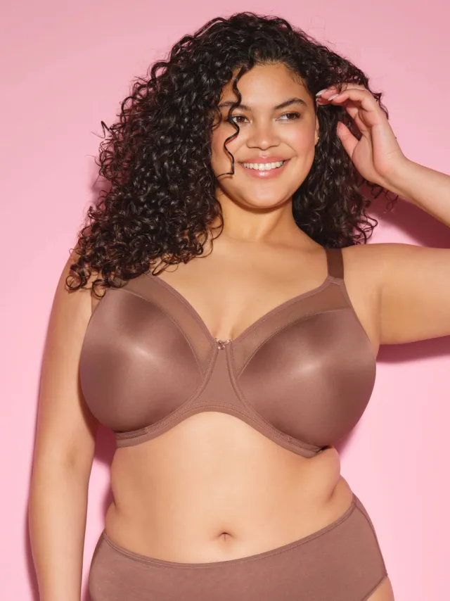 Elomi Smooth niet-voorgevormde beugel-bh bruin