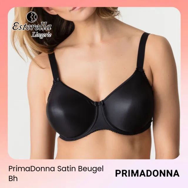 PrimaDonna Satin Beugel Bh 0161330 Zwart - maat EU 75E / FR