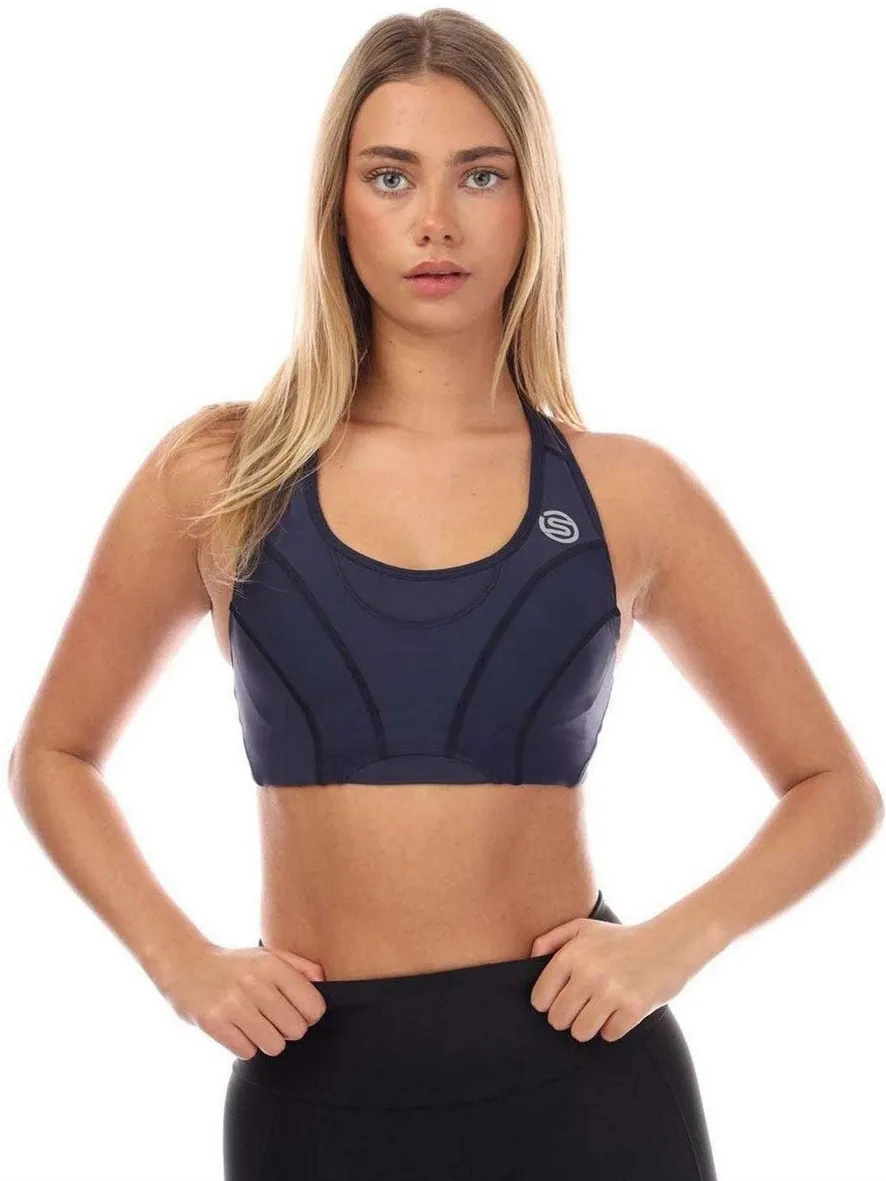 Skins Dames/Dames Serie-3 Sportbeha (Marine) Marineblauw