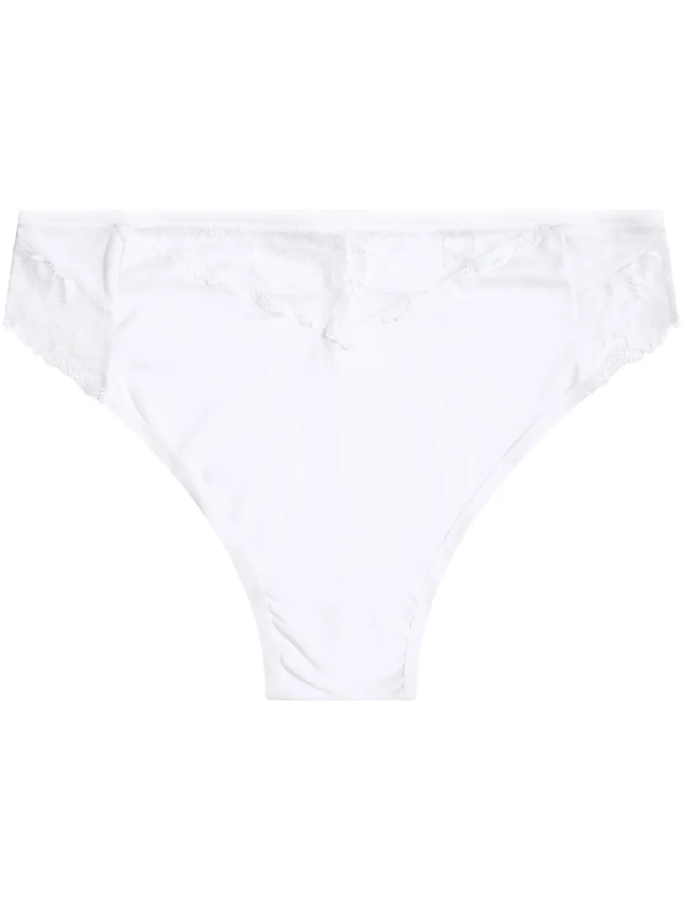Yours Curve Witte Microvezel Kanten String-42, foto 2