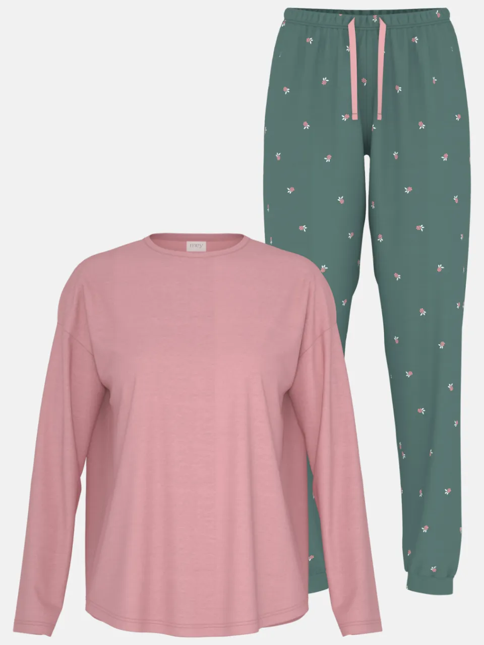 Mey Pyjama lang Serie Little Berries Secret Forest groen, foto 2