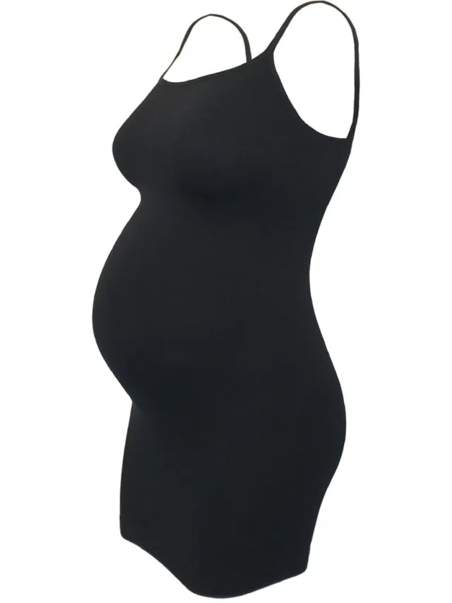 MAGIC Bodyfashion Mommy Supporting Dress Jurk - Zwart Black