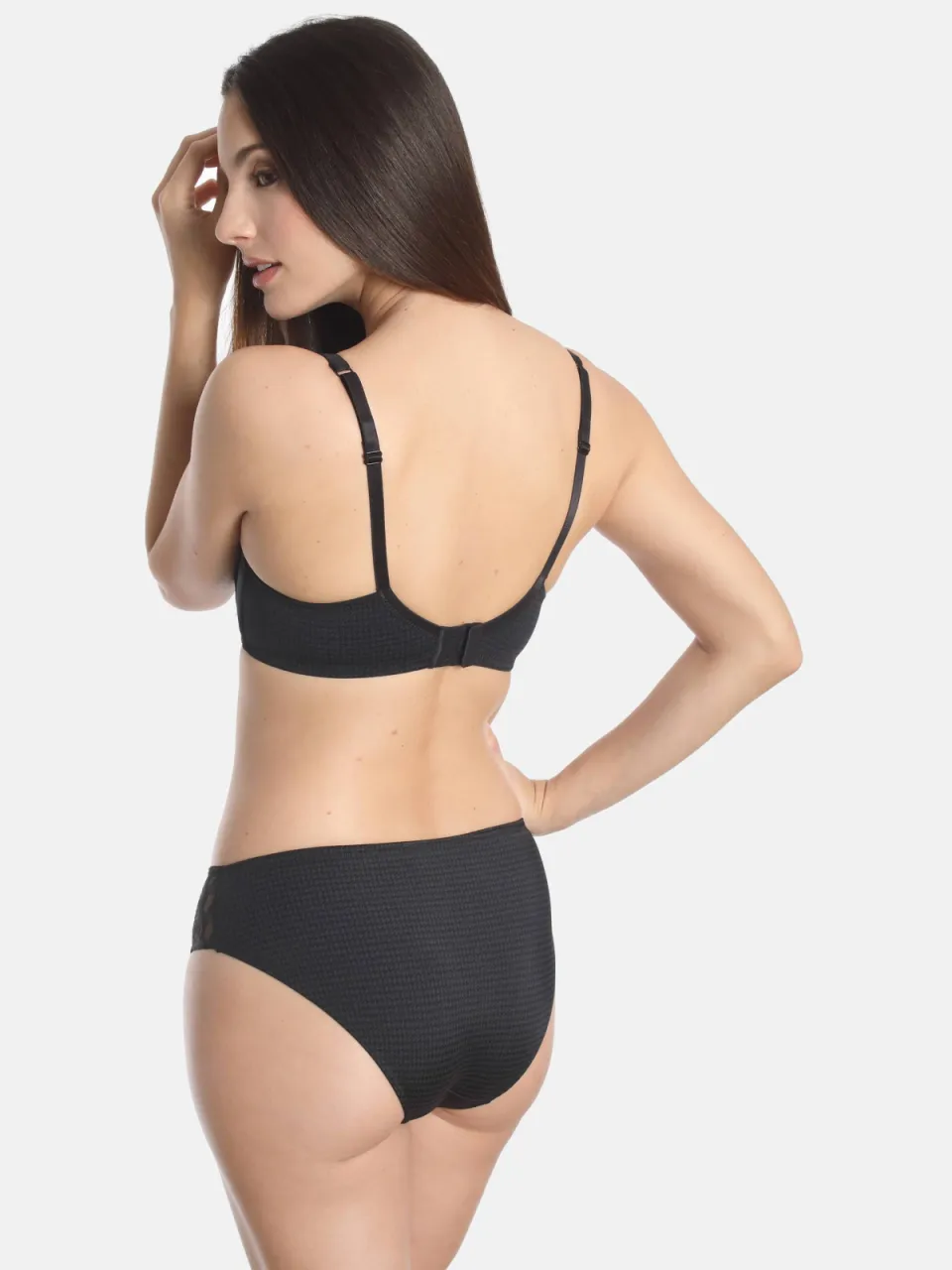 Sassa Mode Beautiful Classic niet-voorgevormde beugelbh zwart, foto 3