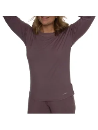 Calvin Klein Infinite Flex Top LS * Actie * Lila,Zwart