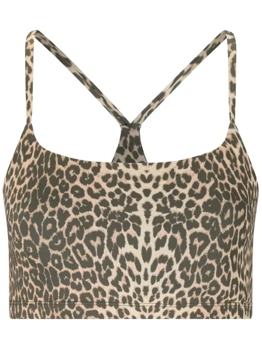 Athlecia Windia V2 sportbeha luipaardprint Beige