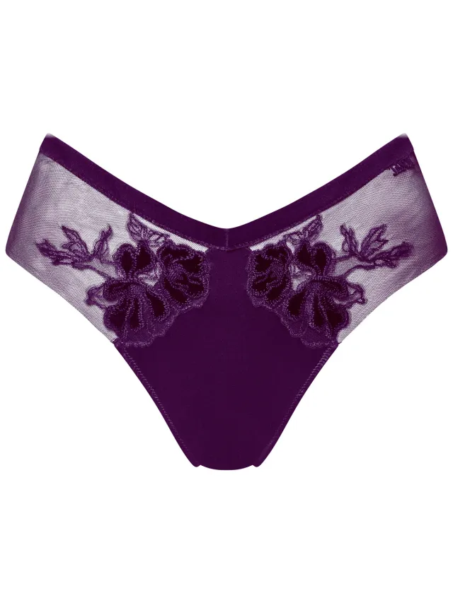 Lisca VELVET LUXE braziliaans slip violet