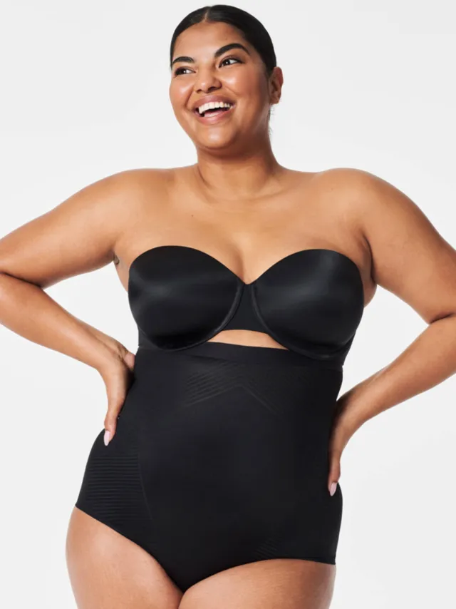 SPANX SPANXshape™ Invisible high waist medium corrigerende slip zwart