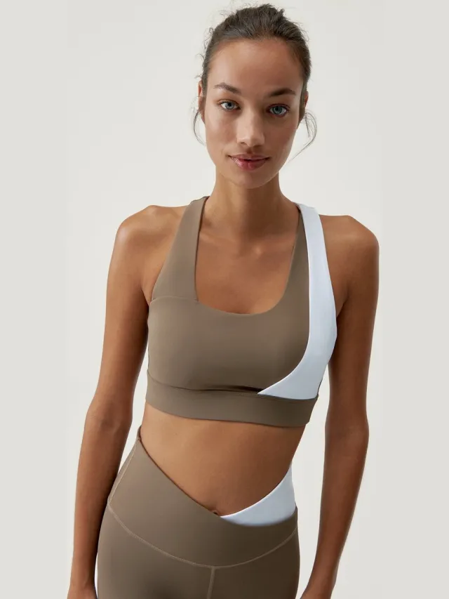 Born Living Yoga 8435558696207, Sporten, Grijs, Wit, S, Vrouw, Elastaan, Polyamide, 1 stuk(s) Grijs;Wit