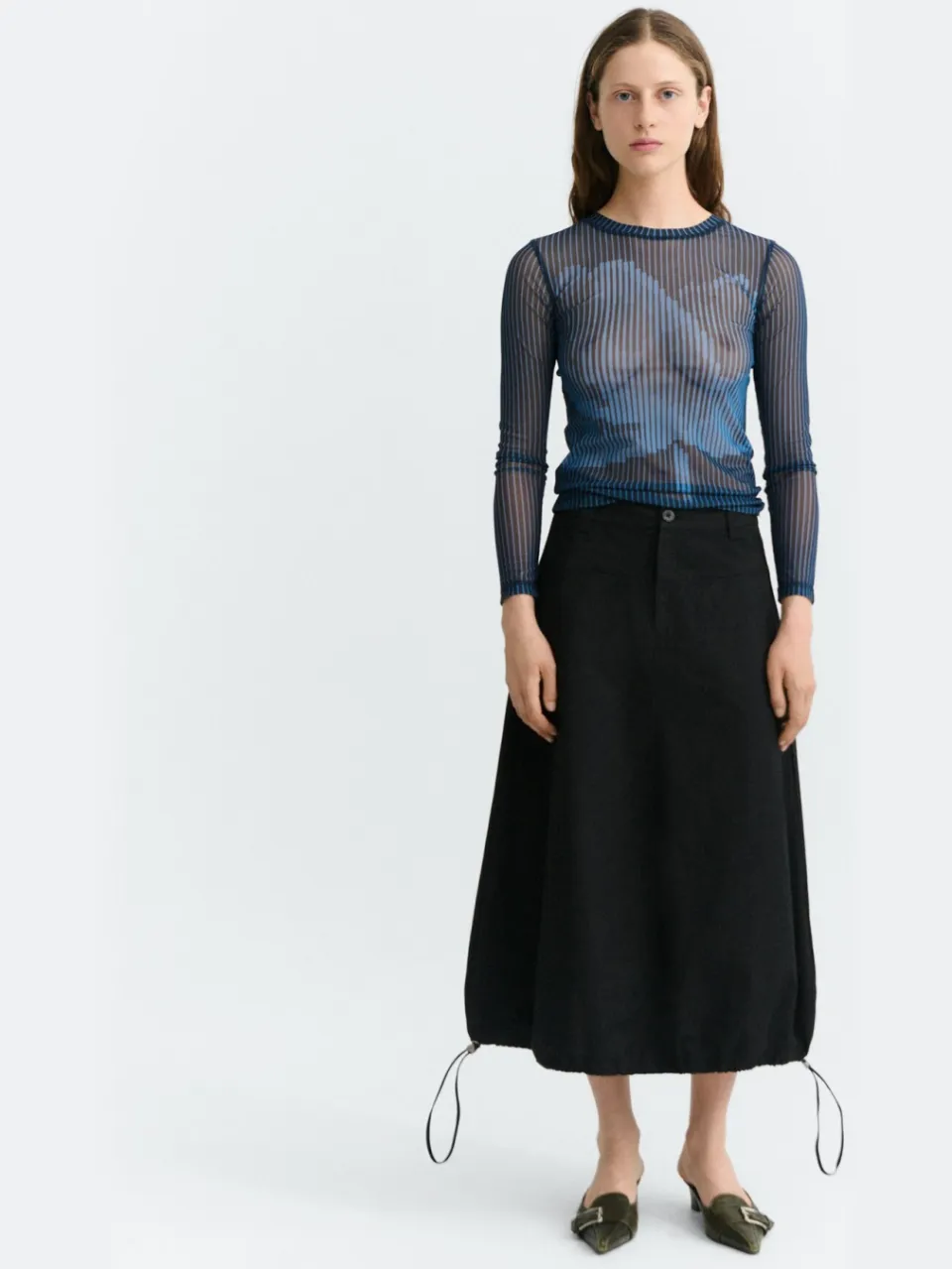 thinking mu dames vegan Midirok Estel Paper Touch Zwart, foto 2