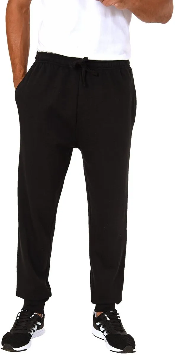 Normann Dames en heren joggingbroek met manchetten UNISEX schwarz