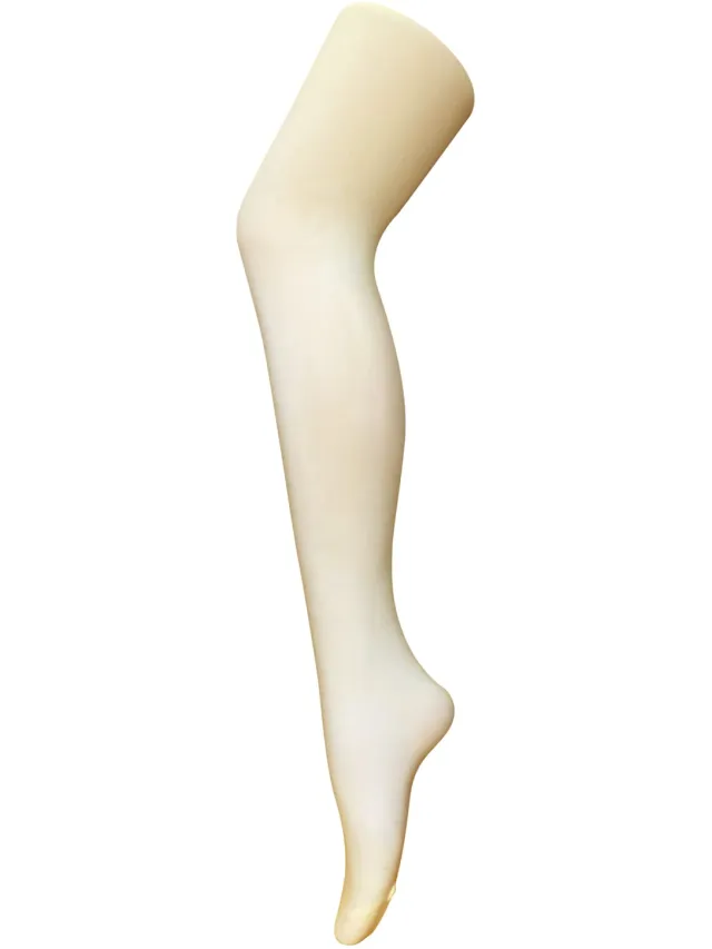 Sock Snob Dames 80 denier ondoorzichtige effen gekleurde panty's - Room Crème