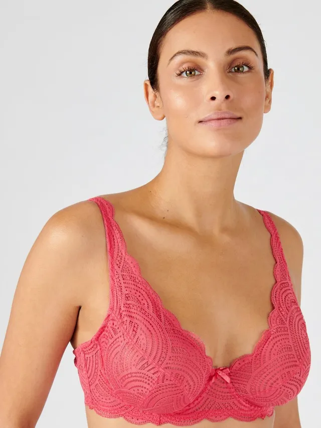 Damart Beugelbeha, foulardmodel - Dames - Rood - 90
