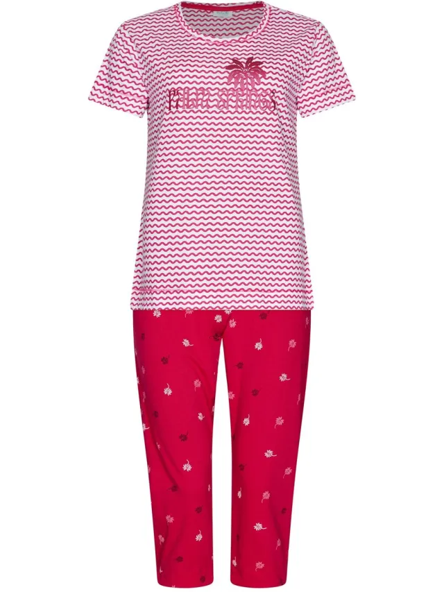 Rebelle MyRebelle - Pyjama - Palm Springs - Bio Katoen - Roze