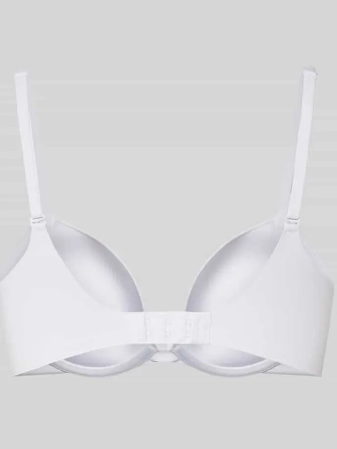 Calvin Klein Push-up-bh met verstelbare bandjes, model 'PERFECTLY FIT' wit, foto 2
