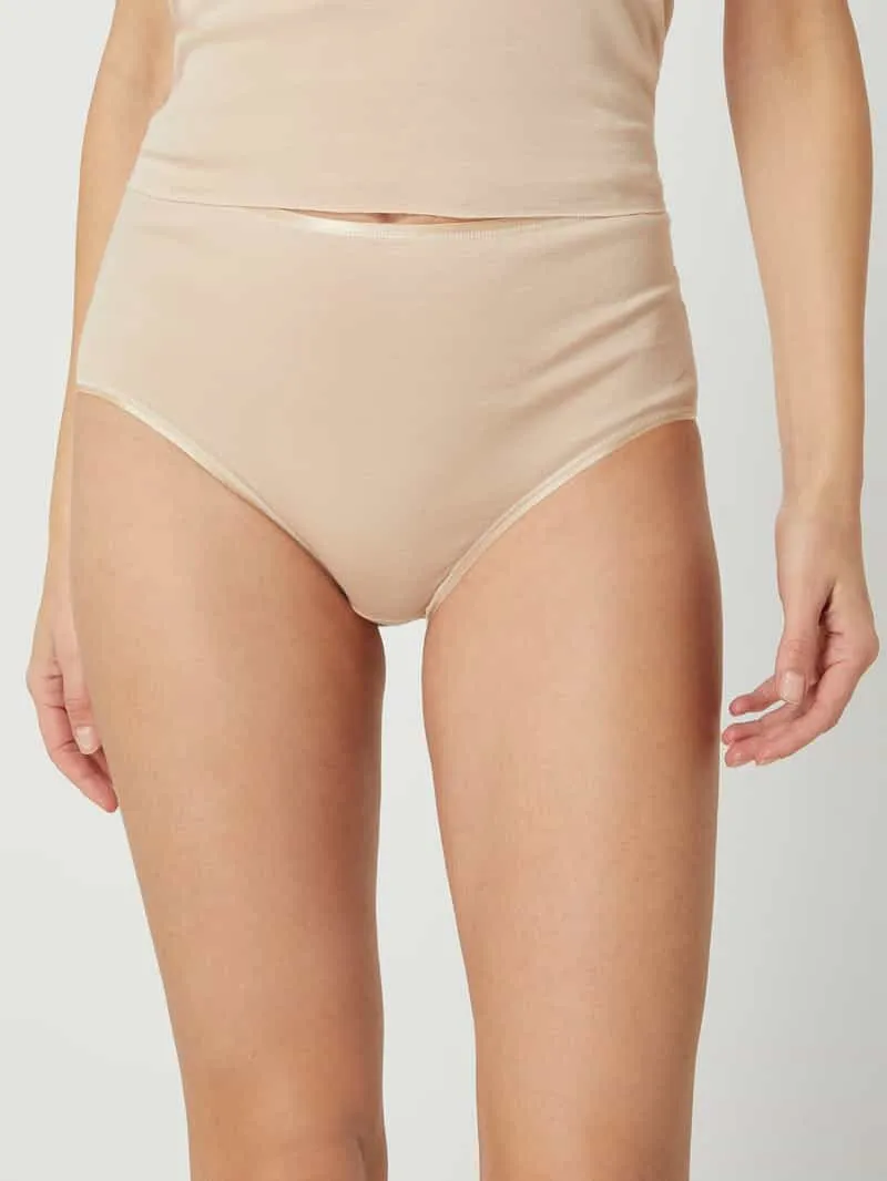 Hanro Onderbroek van katoen - naadloos, model 'Cotton Seamless' Beige