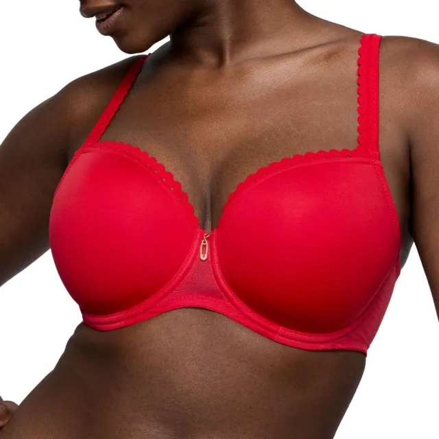 PrimaDonna Twist Wowgirl Voorgevormde Balconette Bh 0242602 True Red - maat EU 90C / FR Rood