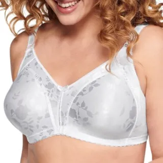NATURANA Heritage Minimizer Soft Bra Floral wit Blauw,Beige,Lila,Rood,Zwart,Roze,Wit,Geel