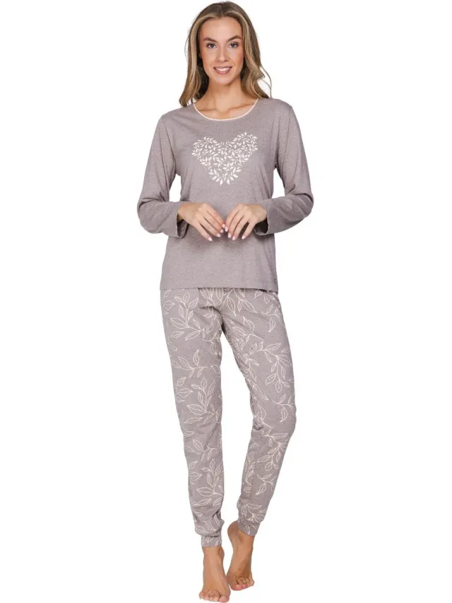 Pastunette Harmony - Pyjama - Bio-Katoen/Polyester beige