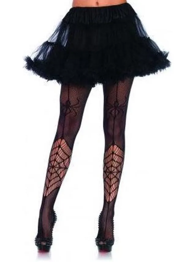 Leg Avenue Itsy Bitsy Spider pantyhose ["Zwart"]